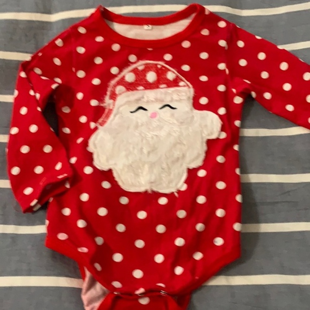 Infant Girls Christmas Onesie 3-6 months